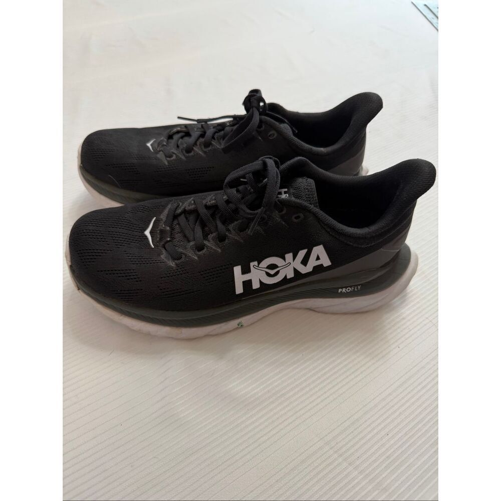 Hoka One One Mach 4 Black Dark Shadow 1113529 BDSD Women's Size 9B